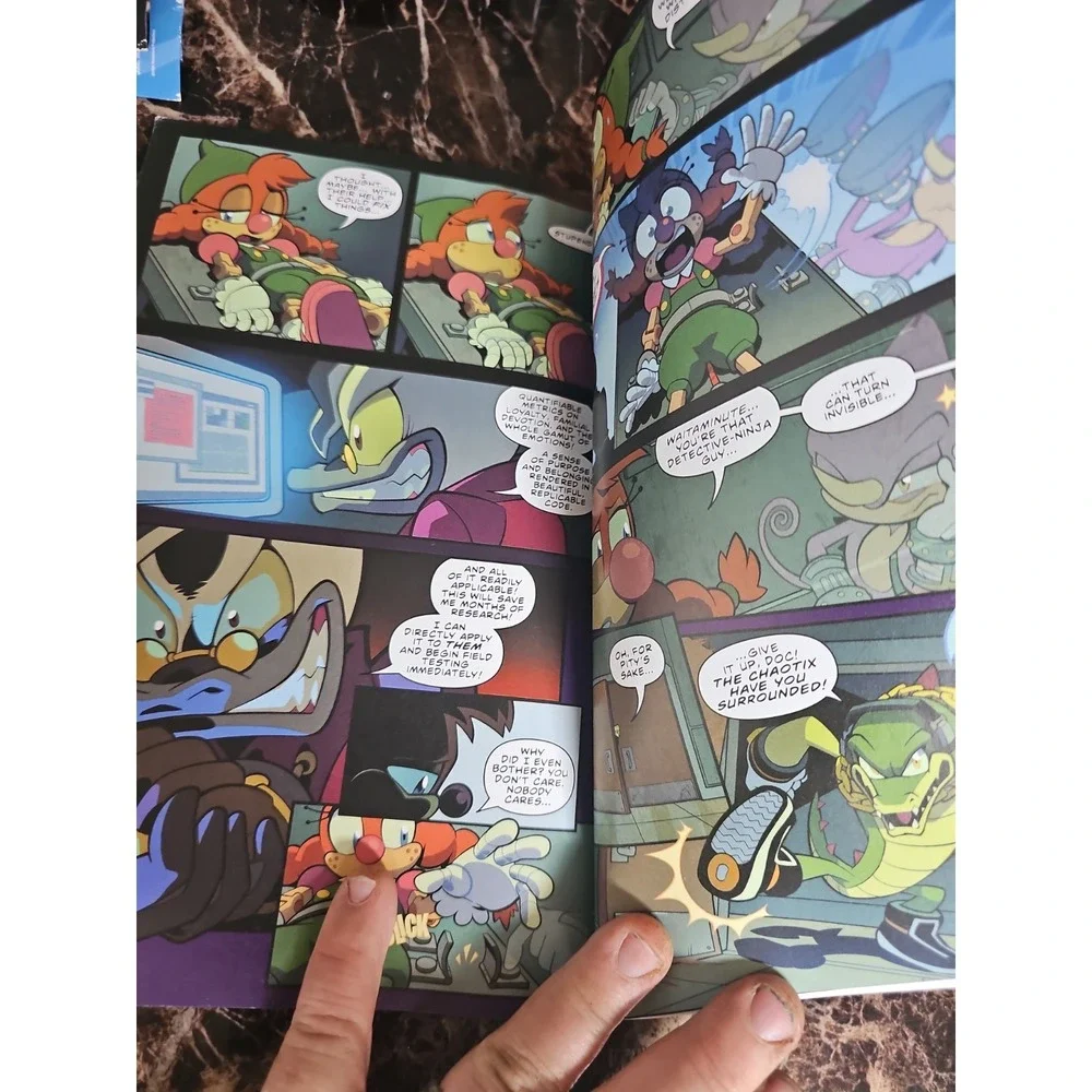 Sonic The Hedgehog Zeti Hunt! Trade Paperback Comic Book Speed Sega